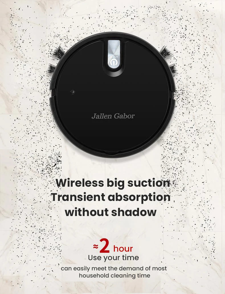 5-in-1 kabelloser intelligenter Roboter-Staubsauger, multifunktional, superleise, Staubsaugen, Wischen, Befeuchten für den Heimgebrauch, Haushaltsgeräte