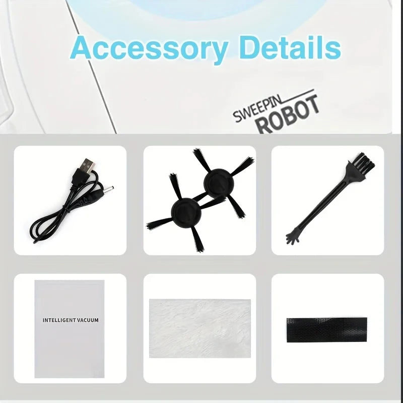 Xiaomi MIJIA 3-in-1 Smart Sweep Robot 4000pa Saugleistung Vollautomatische Haushaltsreinigungsmaschine USB-Aufladung Smart Staubsauger