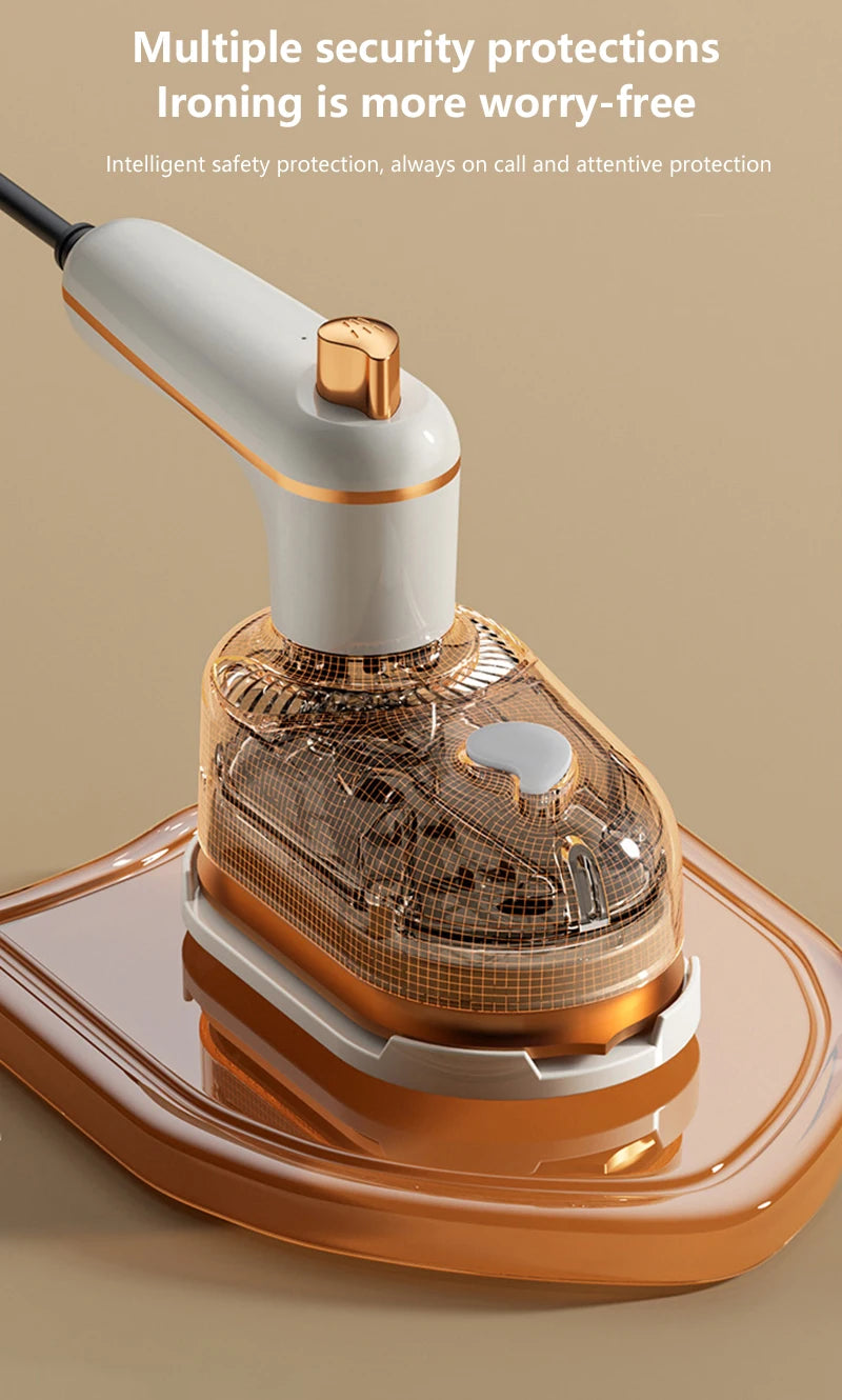 Xiaomi faltbarer Hand-Kleidungsdampfer, auslaufsicher, Dual-Trocken-/Nassdampf, 10 Sekunden, schneller Faltenentferner, Mini-Bügeleisen für Reisen und Zuhause