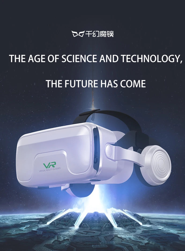 Vr Brille Virtual-Reality-Headset Viar-Geräte Helm 3D-Objektive Smart-Brille für Smartphones Handy Handy Gogle Spiel Zubehör