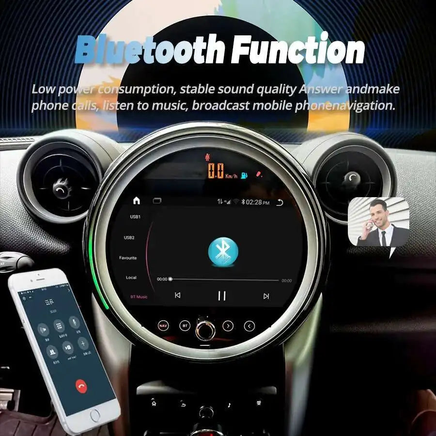 7 "/9" Radio Auto Multimedia-Player Für BMW Countryman Mini R60 2014 Auto Android 13 BMW Mini Cooper GPS Video Recoder Navigation