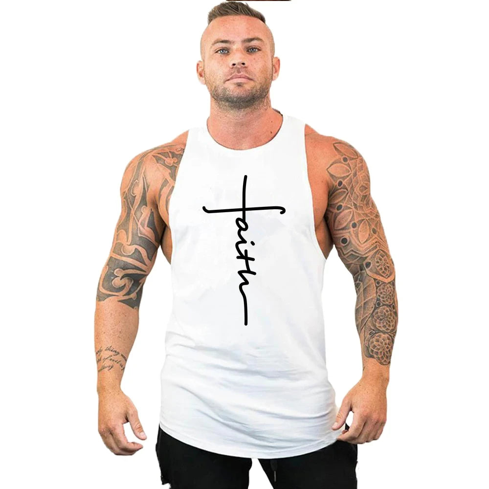 Sport kleidung für Männer Unterhemd ärmellose Sweatshirt Kleidung Stringer Marke Fitness Shirt Trainings weste Sportswear Top Unterhemden