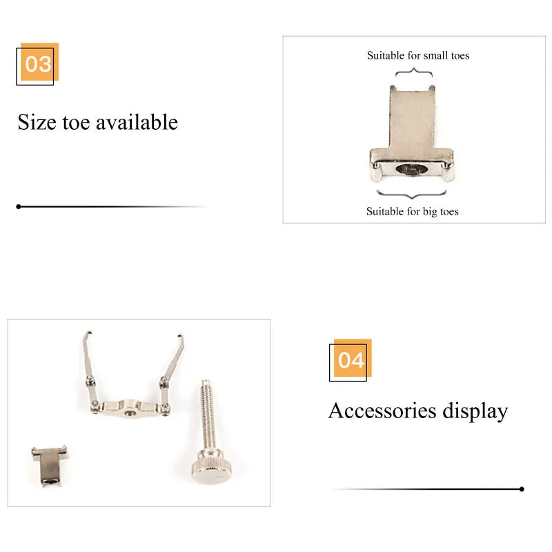 Korrektur von Paronychie mit Zehennagel-Korrekturhalterung zur Behandlung von Zehen und Zehenpflege mit Zehenfixator