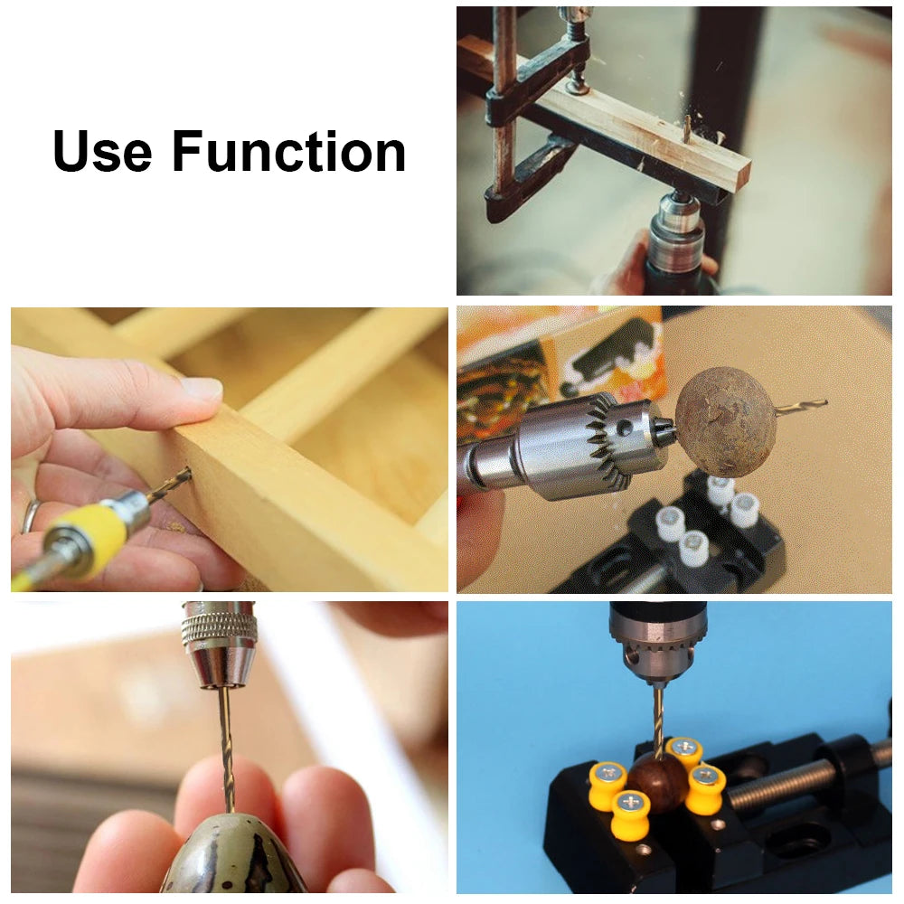 KUNLIYAOI 100 Stück Titanbeschichtetes Set HSS Mini Extractor Bit 1/1,5/2/2,5/3 mm für Metall Holz Aluminium Bohrwerkzeuge
