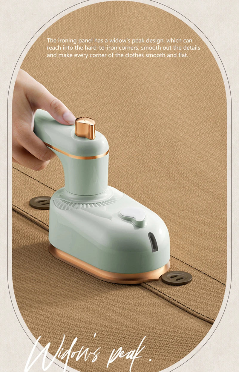 Xiaomi faltbarer Hand-Kleidungsdampfer, auslaufsicher, Dual-Trocken-/Nassdampf, 10 Sekunden, schneller Faltenentferner, Mini-Bügeleisen für Reisen und Zuhause