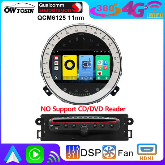 UIS7870 6nm 12G + 256G Android 13 Auto GPS Radio Player Für BMW Mini Cooper R55 R56 R57 R58 R59 R60 2010-2016 CarPlay Video Stereo