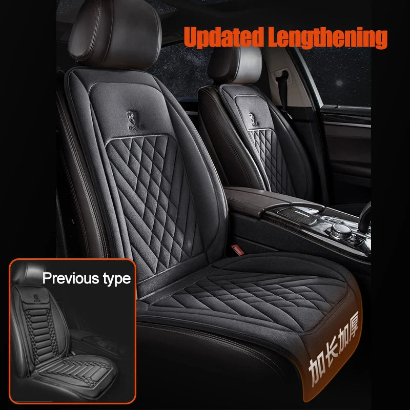 12-24V Beheizte Auto Sitz Flanell Kissen Winter Verlängern Wärmer Sitz Heizung Auto Zubehör Pads Universal Auto Sitz heizung Abdeckung
