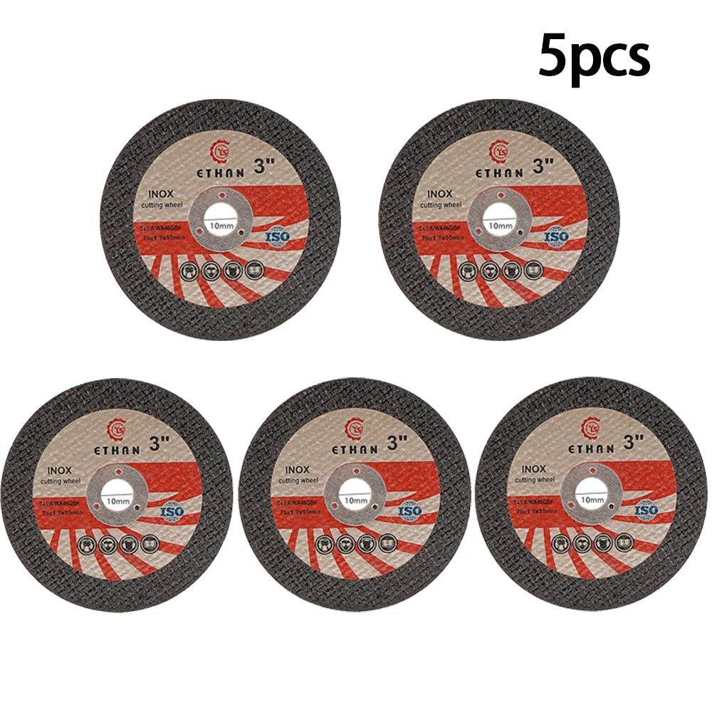 5/10 stücke 75mm 3 zoll Mini Harz Trennscheibe Flap Disc Zirkonia Schleifen Rad Rund Harz Trennscheibe für Winkel Grinder Werkzeug