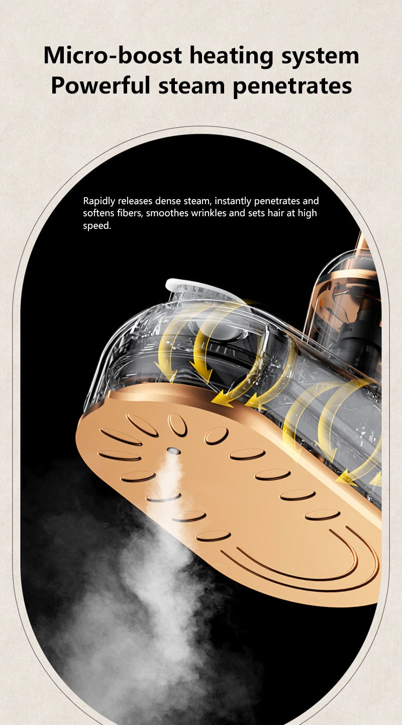 Xiaomi faltbarer Hand-Kleidungsdampfer, auslaufsicher, Dual-Trocken-/Nassdampf, 10 Sekunden, schneller Faltenentferner, Mini-Bügeleisen für Reisen und Zuhause