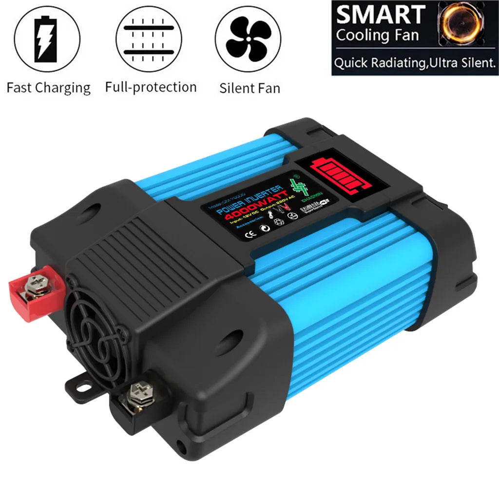 6000W Peak Auto Inverter Konverter LED Spannung Kapazität Display Transformator Konverter 12V220V/110V Dual USB Inverter Auto Geräte