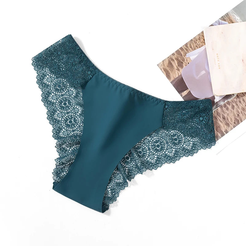 TrowBridge 3 Teile/satz Süße Damen Höschen Seide Satin Unterwäsche Spitze Sexy Dessous Mädchen Atmungsaktive Slips Weiche Bequeme Höschen