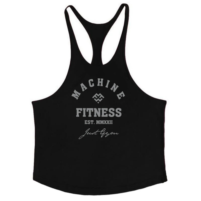 Profession elle y zurück Fitness studio Tank Top Männer Baumwolle Fitness Kleidung Bodybuilding ärmelloses Hemd Muskel Stringer Unterhemden Trainings weste