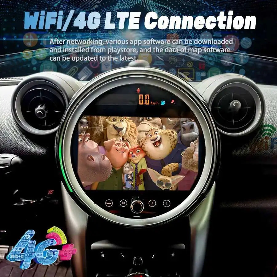 7 "/9" Radio Auto Multimedia-Player Für BMW Countryman Mini R60 2014 Auto Android 13 BMW Mini Cooper GPS Video Recoder Navigation