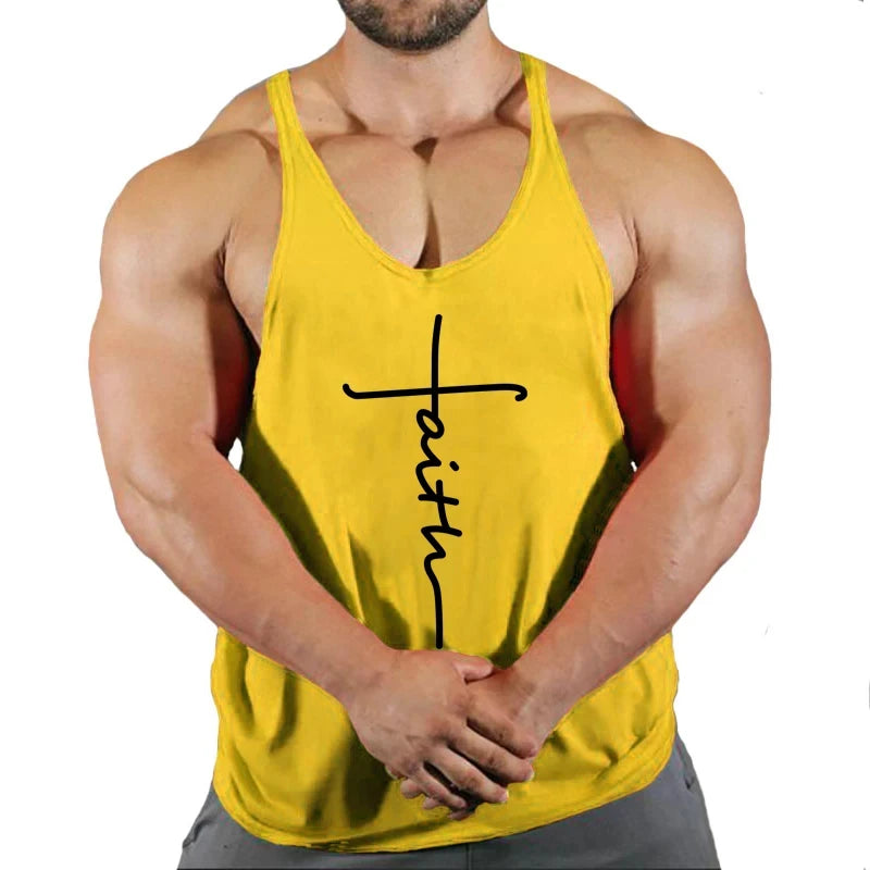 Gym Top Männer T-shirts Fitness Mann Kleidung Muskel Bodybuilding Hemd Singlet Stringer Kleidung Weste männer Singuletts Westen Tops