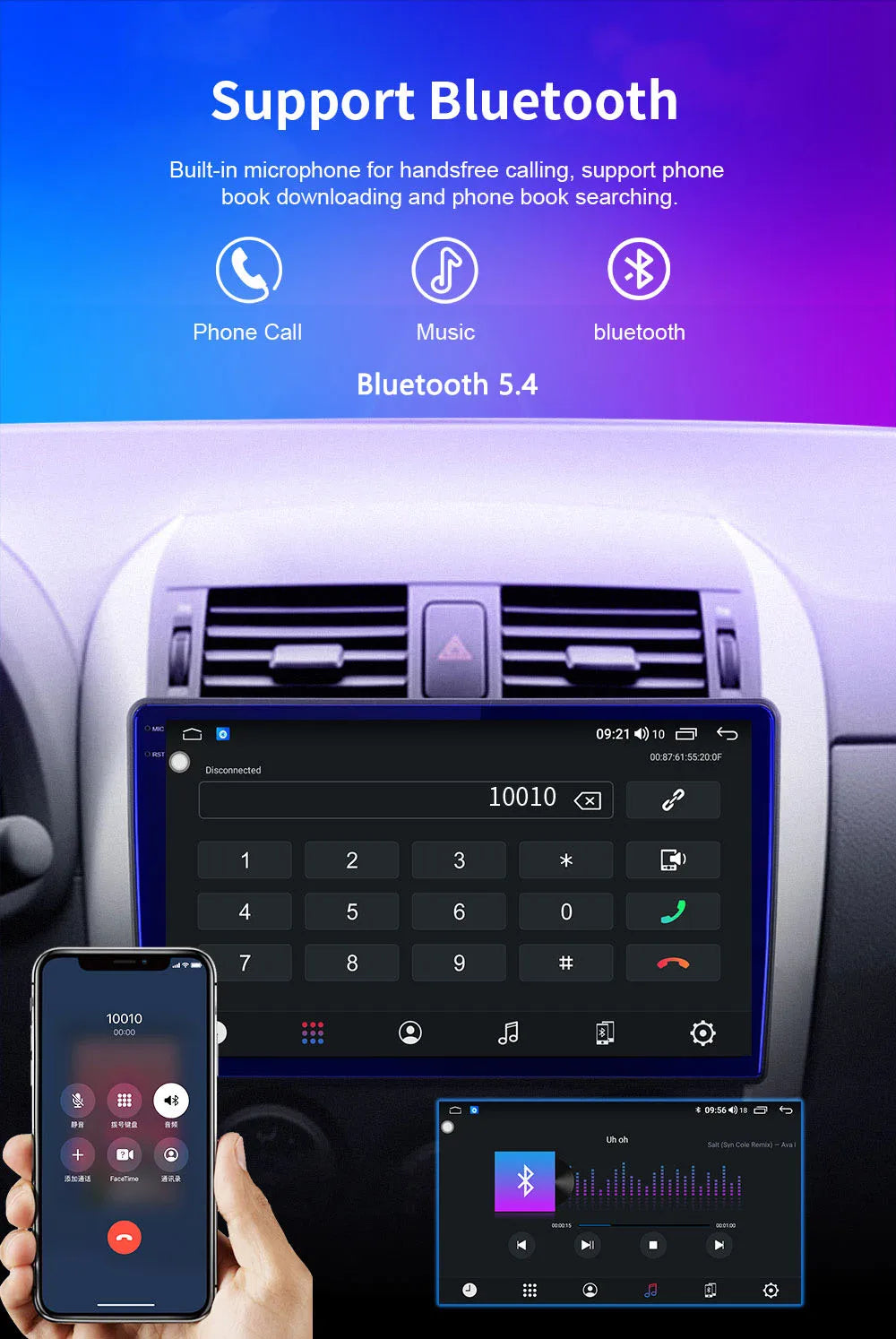 Android 15 Carplay Auto 2K Bildschirm Auto Radio Multimedia Player Für BMW Mini Cooper Countryman R56 R60 2011-2013 stereo Navigation