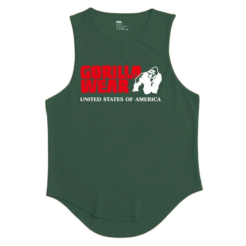 Gym Top Männer Männer Kleidung Fitness Kleidung Shirt Bodybuilding Westen Mann Weste Singulett Unterhemden muskulöse Stringer T-Shirts Tops