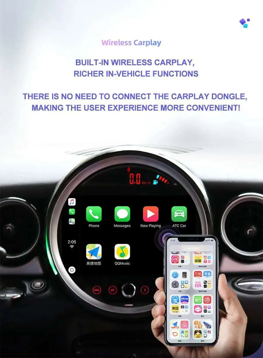 7 "/9" Radio Auto Multimedia-Player Für BMW Countryman Mini R60 2014 Auto Android 13 BMW Mini Cooper GPS Video Recoder Navigation