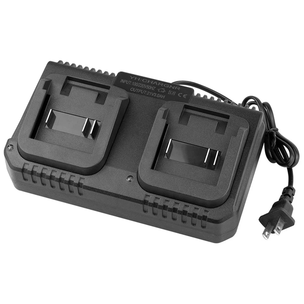 Dual-Ports Li-Ionen-Akku-Ladegerät für Makita 18 V Lithium-Akku BL1830 für Hong Song FoGo Lomvum ZhiPu JiangMi Jinlujiao LMlava