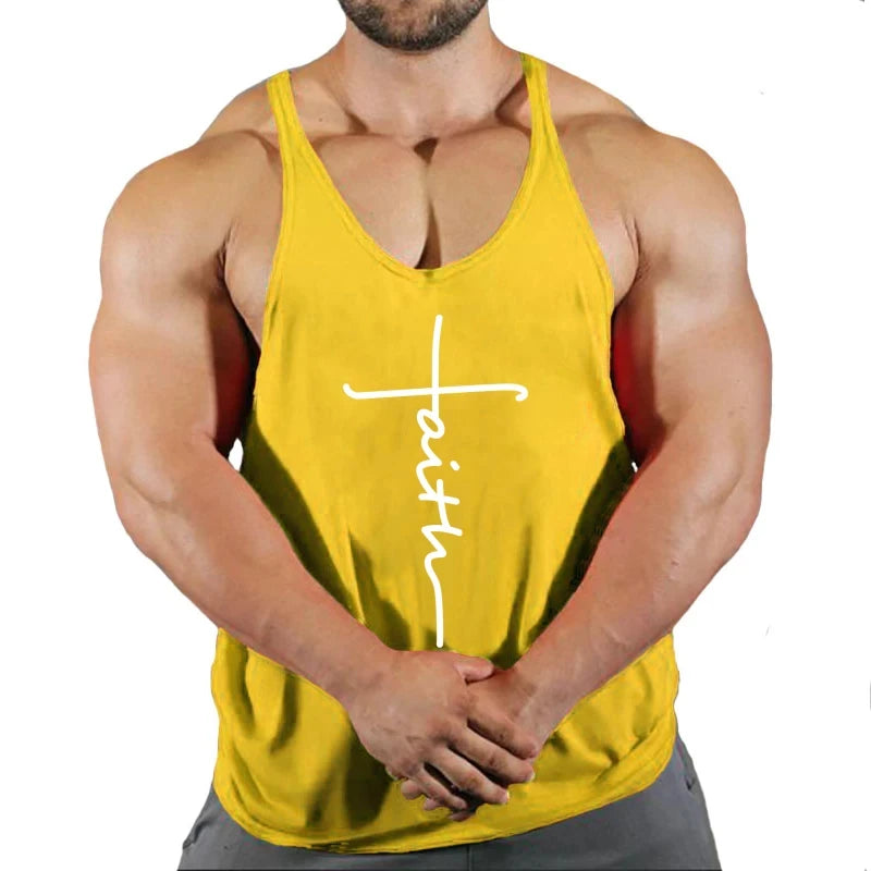 Gym Top Männer T-shirts Fitness Mann Kleidung Muskel Bodybuilding Hemd Singlet Stringer Kleidung Weste männer Singuletts Westen Tops