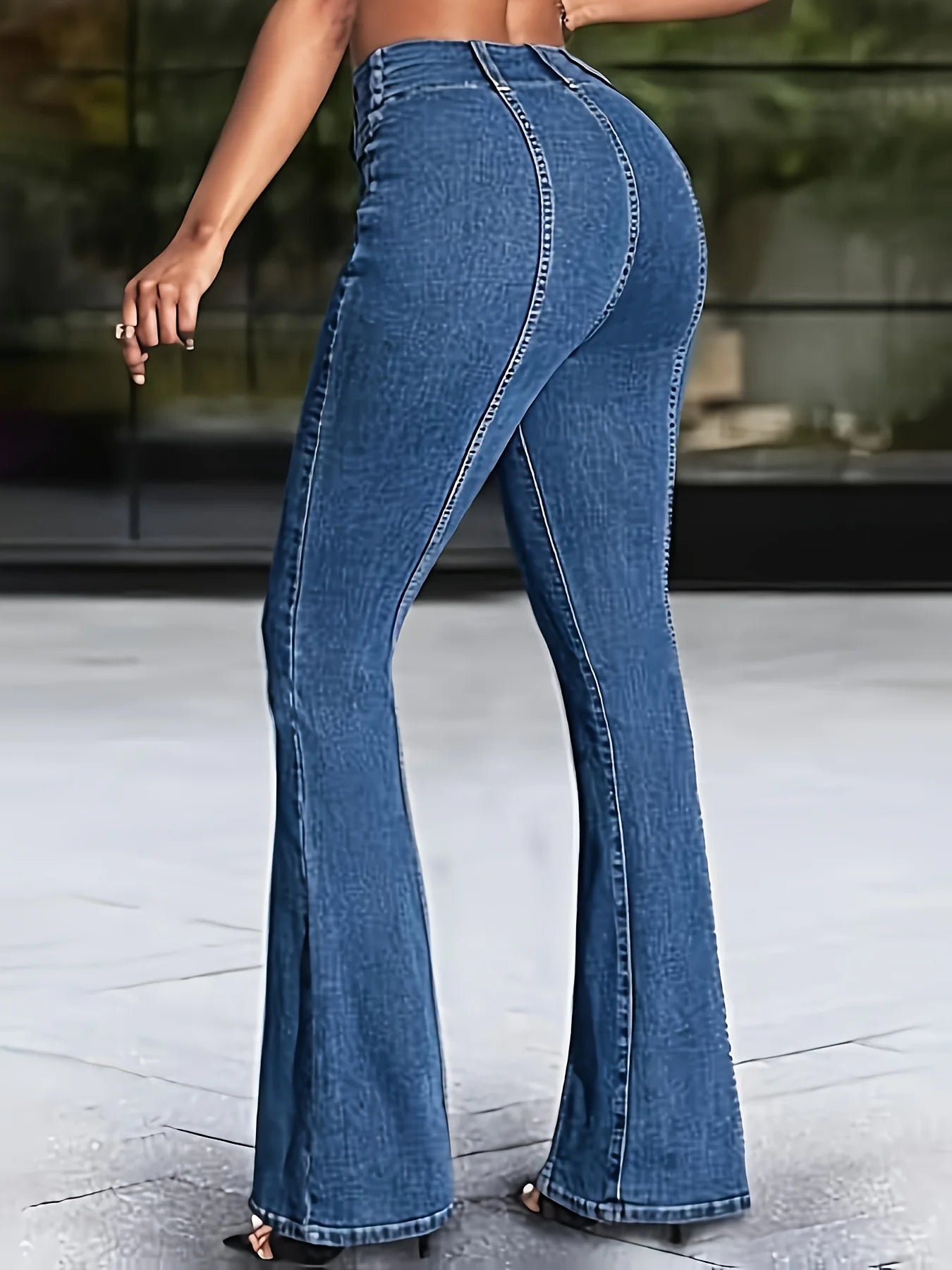 Elegante, modische, hochwertige und bequeme blaue Jeans für Damen