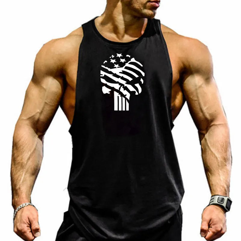 Gym T-Shirts Hosenträger Mann Stringer Fitness Shirt Bodybuilding Shirt Herren Top für Fitness Westen Herren Weste Ärmelloses Sweatshirt