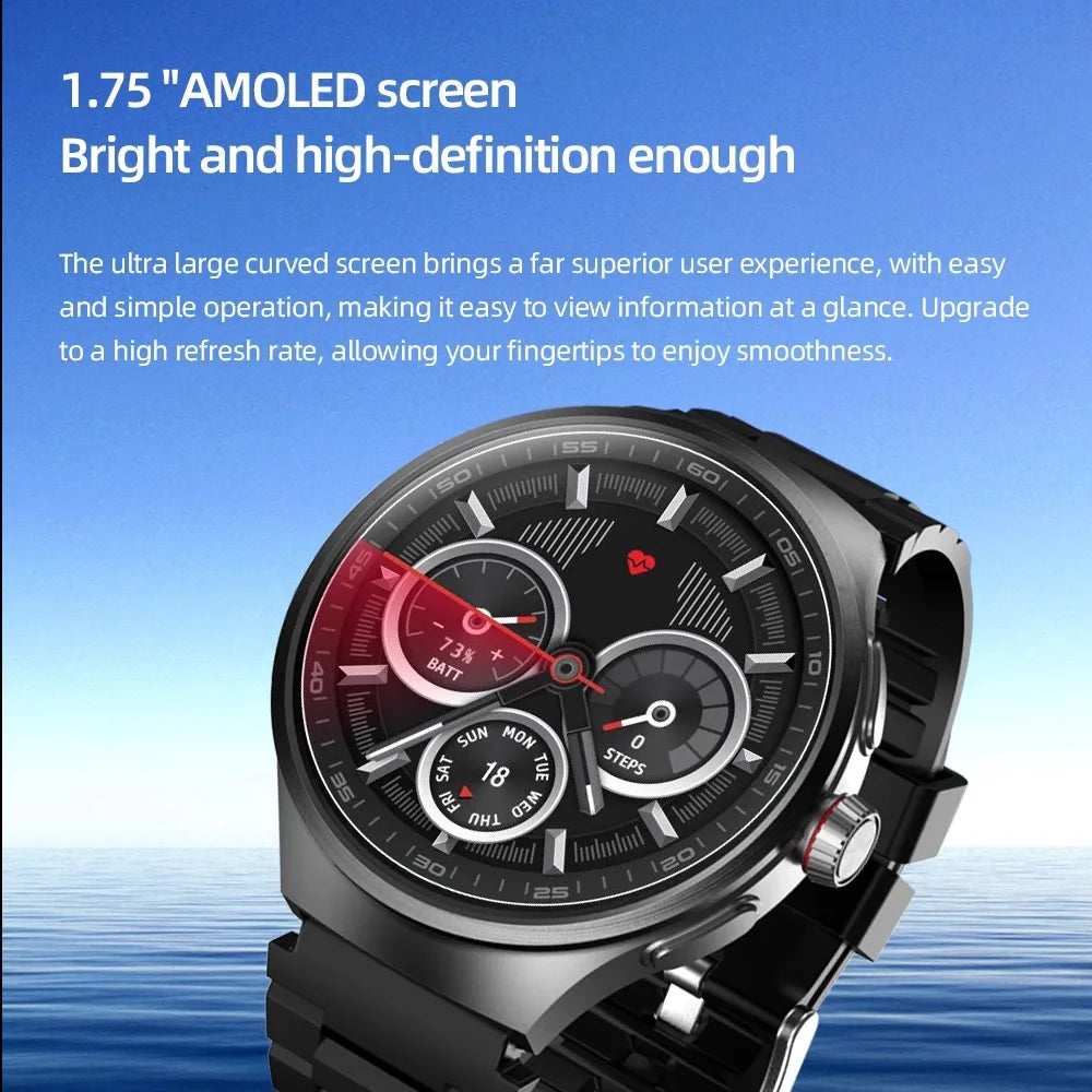 VP50 Smartwatch Globaler Anruf SIM-Karte 4G Android 10 AMOLED 1,75 Zoll 180 °   Herausziehbare Kamera GPS WIFI WhatsApp Smartwatch für Herren