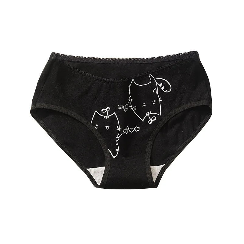 5 Teile/satz Baumwolle Cartoon Niedlichen Höschen Mädchen Kurze Unterwäsche Für Frauen Damen Pantys Weibliche Weiche Unterhose Sexy Dessous M-XL