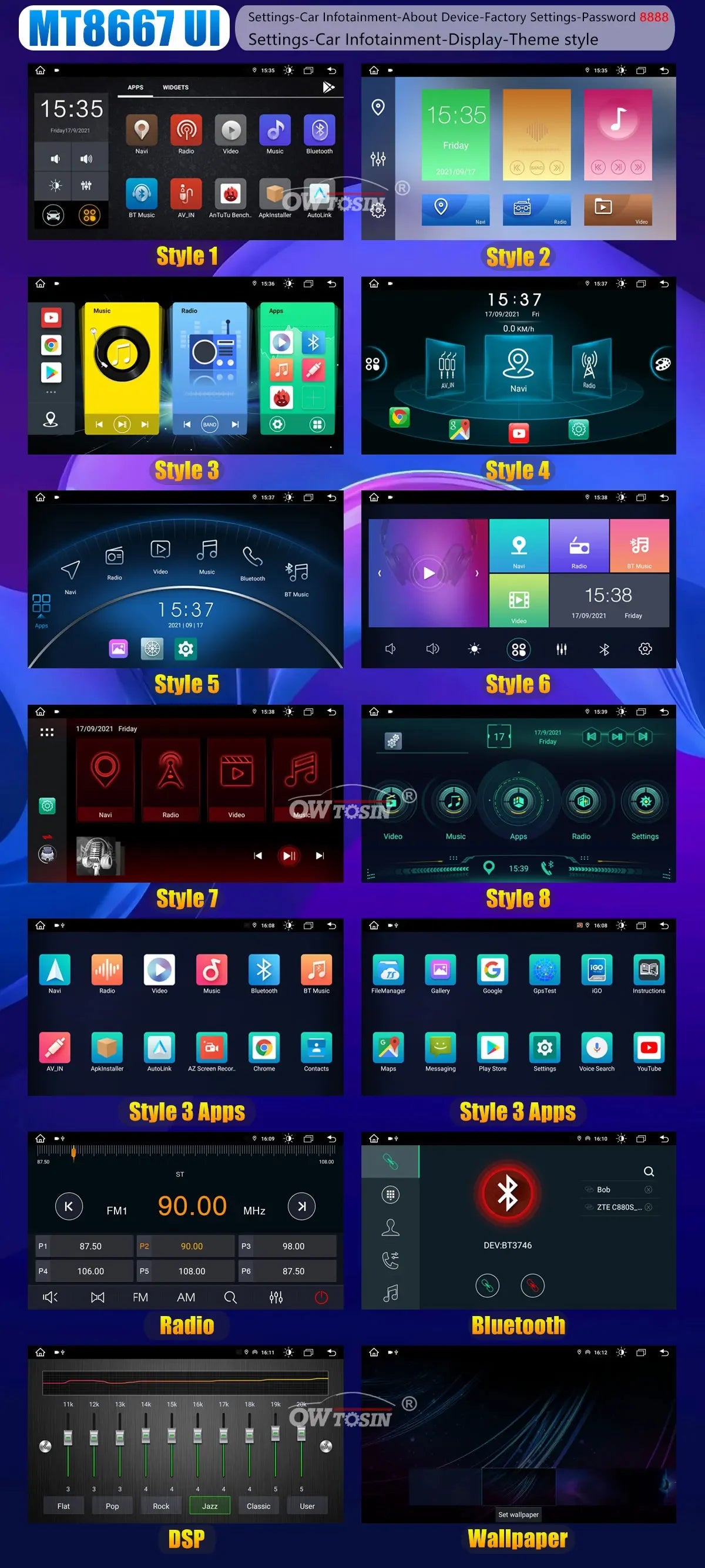 UIS7870 6nm 12G + 256G Android 13 Auto GPS Radio Player Für BMW Mini Cooper R55 R56 R57 R58 R59 R60 2010-2016 CarPlay Video Stereo